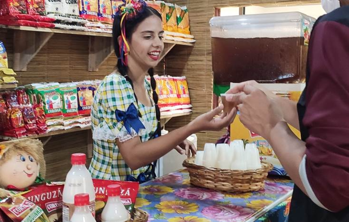 �?ltimos dias para aproveitar as brincadeiras e comidas típicas na Vila São João - Foto: Ascom Shopping Jardins