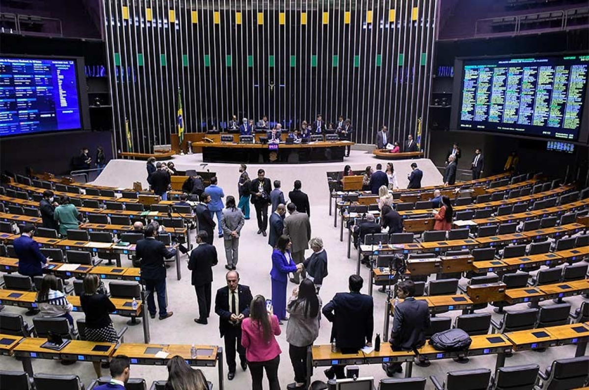 Sessão conjunta da Câmara dos Deputados e do Senado: acordo com o governo permitiu aos estados terem duas formas de compensação pela limitação do ICMS - Foto: Jefferson Rudy | Agência Senado