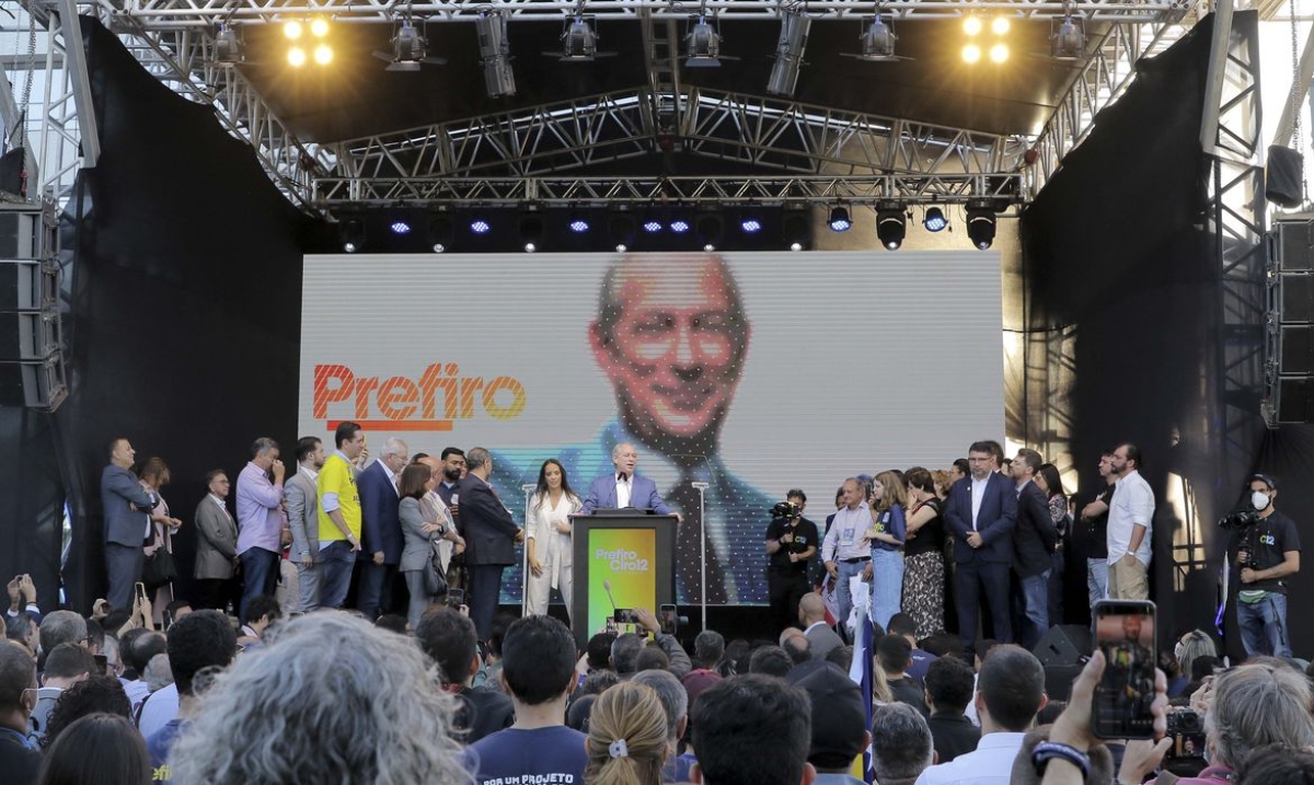 Convenção nacional do PDT, que escolheu Ciro Gomes candidato a presidente da República nas Eleições 2022 - Foto: Wilson Dias | Agência Brasil