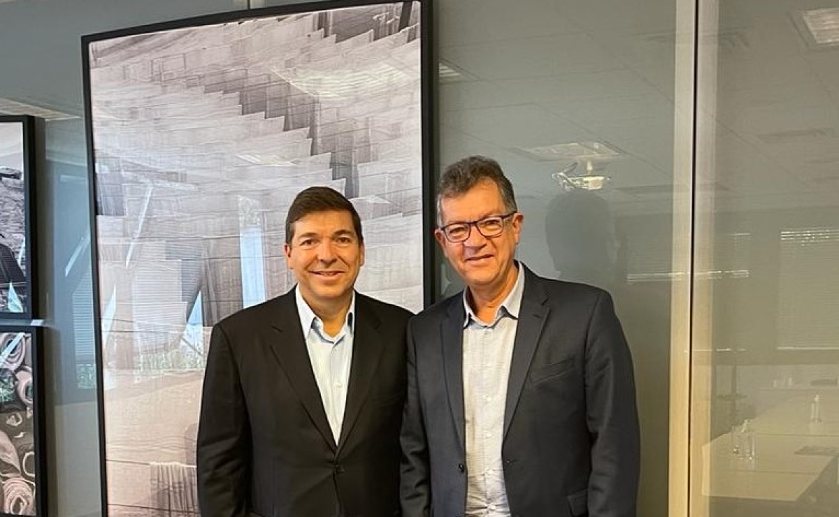 Laércio Oliveira com o presidente da Fiesp Josué Gomes - Foto: Site Laércio Oliveira