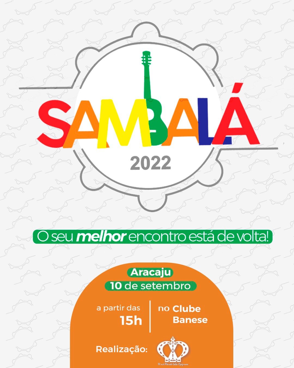 Evento de Samba de Raiz acontece em Aracaju - Imagem: Divulgação
