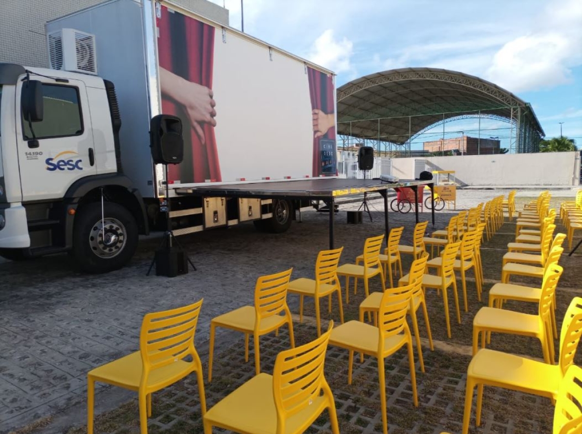 Unidade móvel Cine Sesc fará sua primeira exibição no 17 de Março - Foto: Sesc/SE