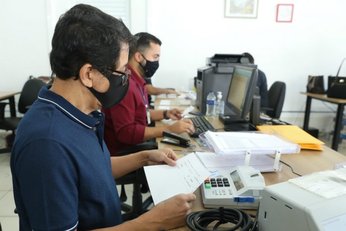 Teste de integridade da urna eletrônica no TRE-MT - Foto: Antonio Augusto | TSE