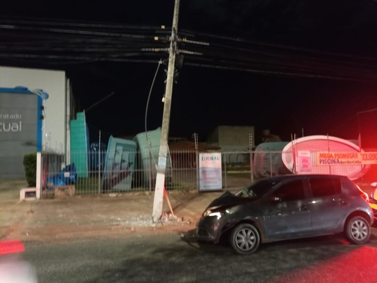Mais de 200 ocorrências de colisão em postes foram registradas esse ano - Foto: Assessoria Energisa/SE