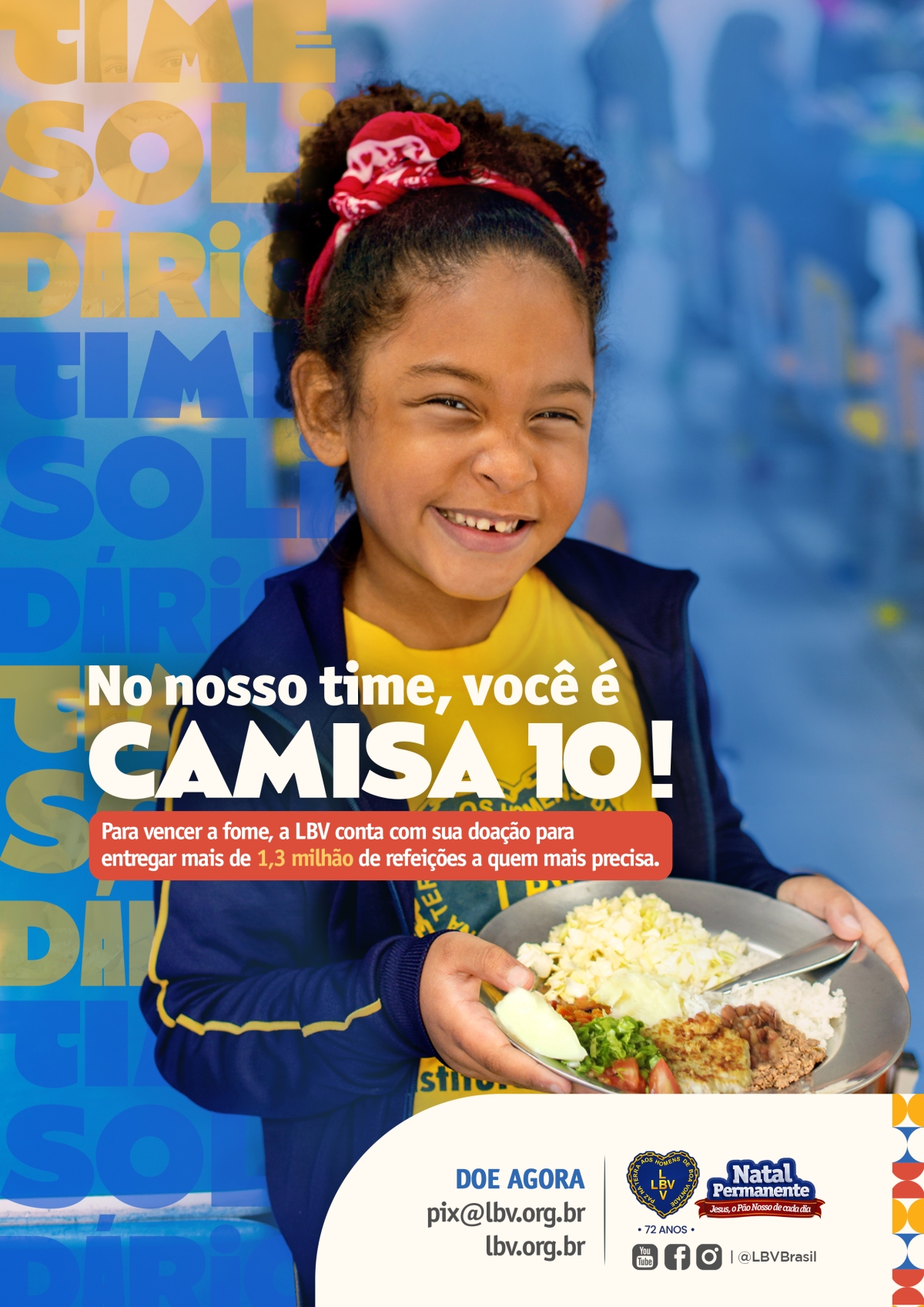 Juntos vamos vencer a fome! - Imagem: Divulgação