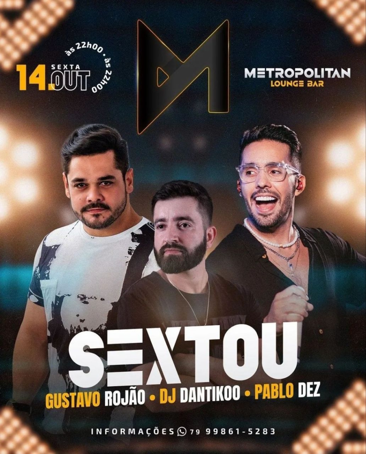 Metropolitan Bar apresenta Gustavo Rojão - Imagem: Divulgação