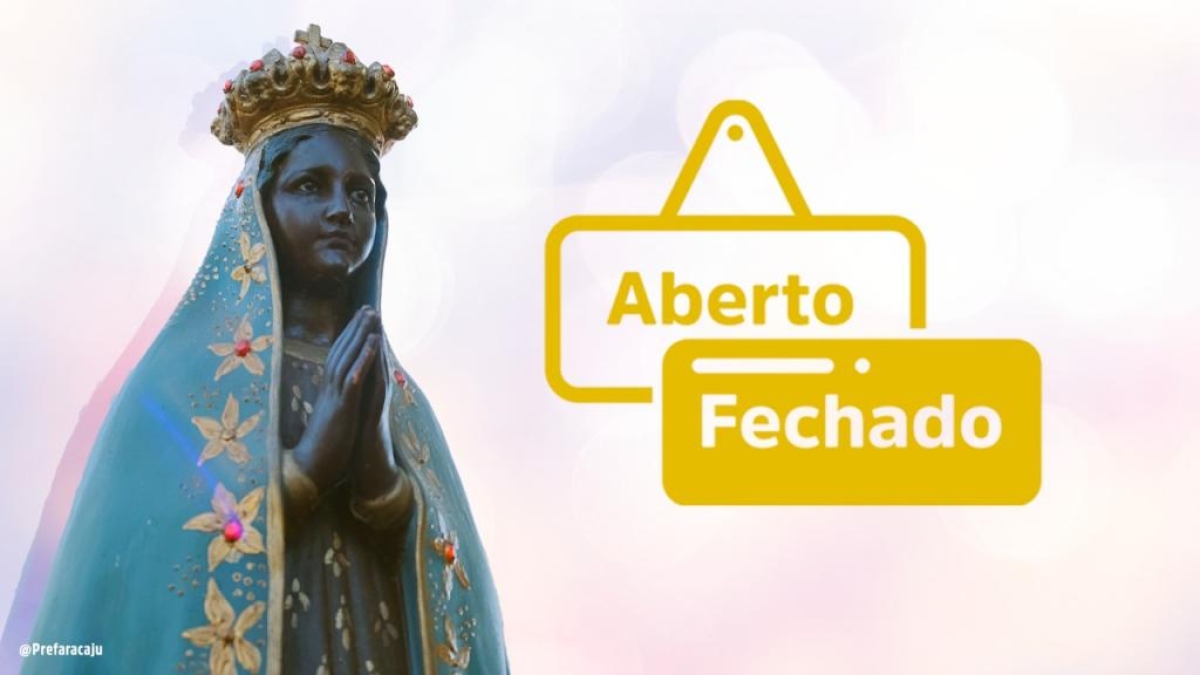 Confira o funcionamento dos serviços municipais no feriado da Padroeira do Brasil - Imagem: Secom | PMA