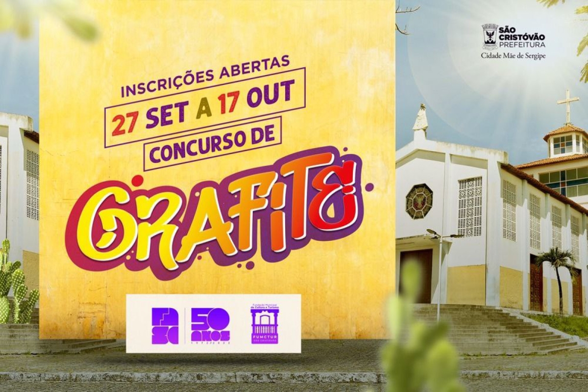Inscrições para o concurso de grafite do Fasc encerram na próxima segunda, 17/10 - Imagem: Divulgação