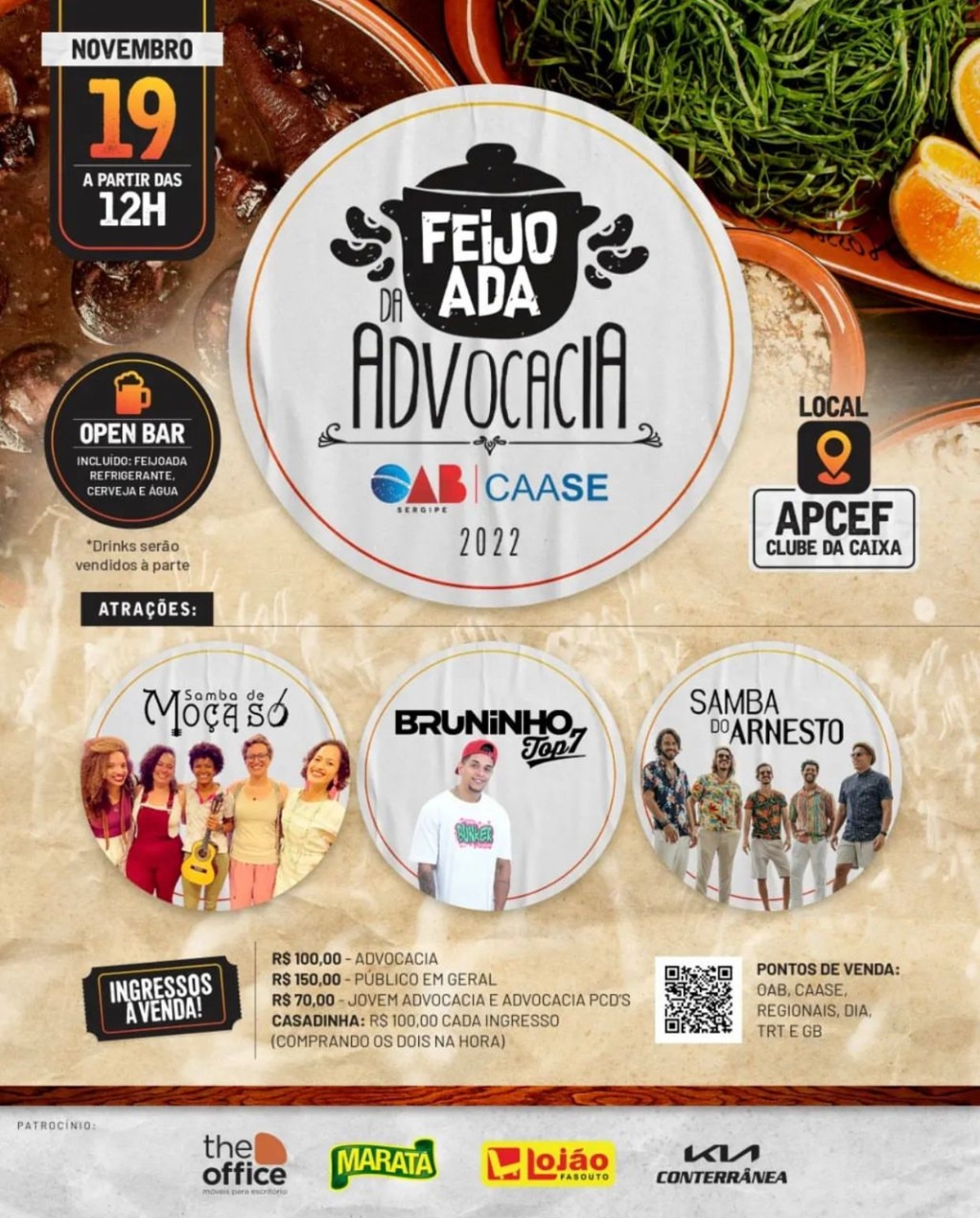 Feijoada da Advocacia  - Imagem: Divulgação | OAB/SE