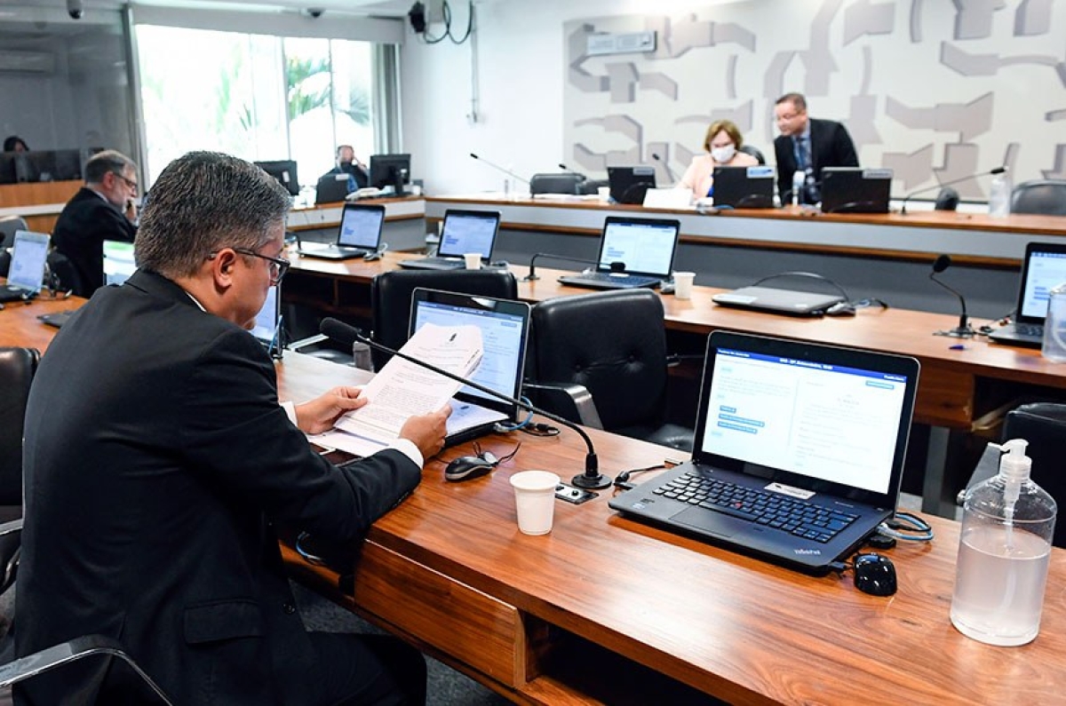 Alessandro Vieira alertou para os baixos níveis de cobertura vacinal atualmente no Brasil - Foto: 
Roque de Sá | Agência Senado