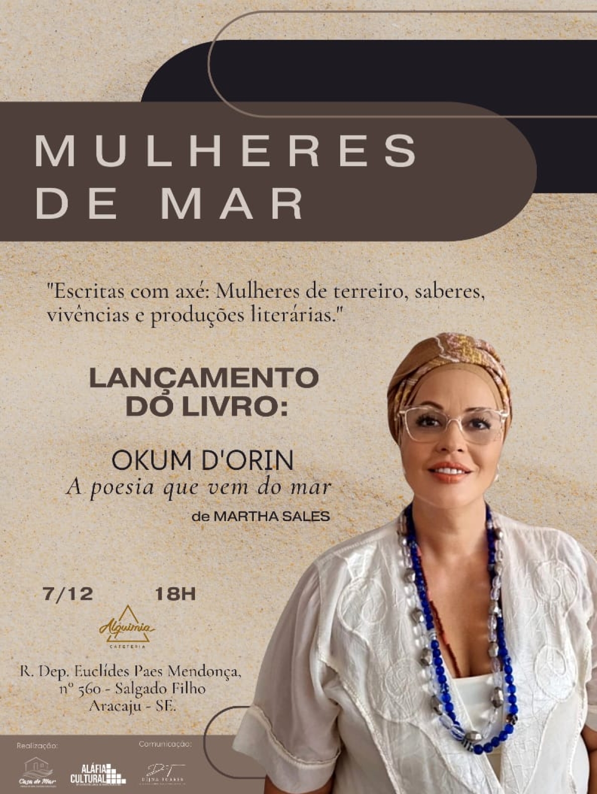 Yalorixá sergipana lança seu primeiro livro autoral em Aracaju - Imagem: Divulgação