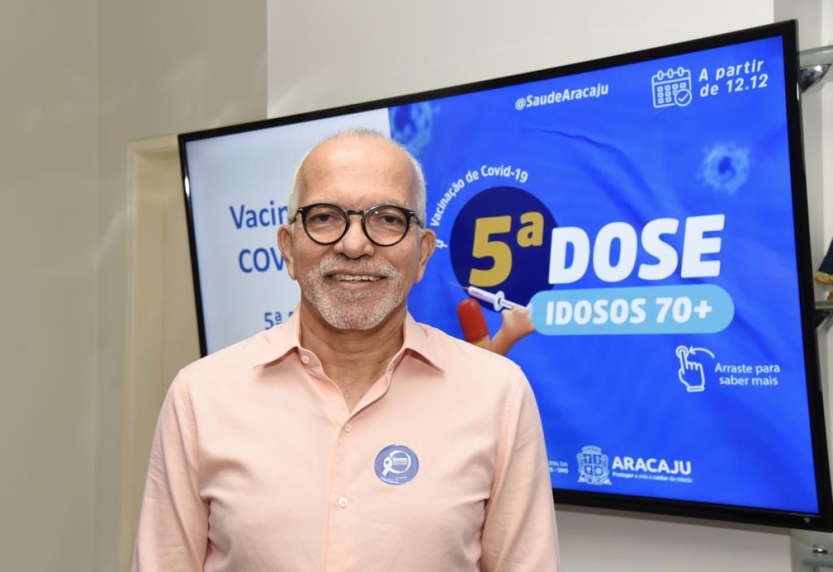 Prefeitura de Aracaju iniciará a aplicação de 5ª dose da vacina contra a covid-19 em maiores de 70 anos - Foto: Ana Lícia Menezes | Prefeitura de Aracaju