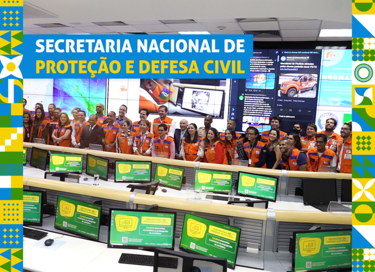 Defesa Civil Nacional moderniza sistemas de alertas de desastres e garante R$ 3,8 bilhões para apoiar municípios afetados - Foto: Ministério do Desenvolvimento Regional | gov.br