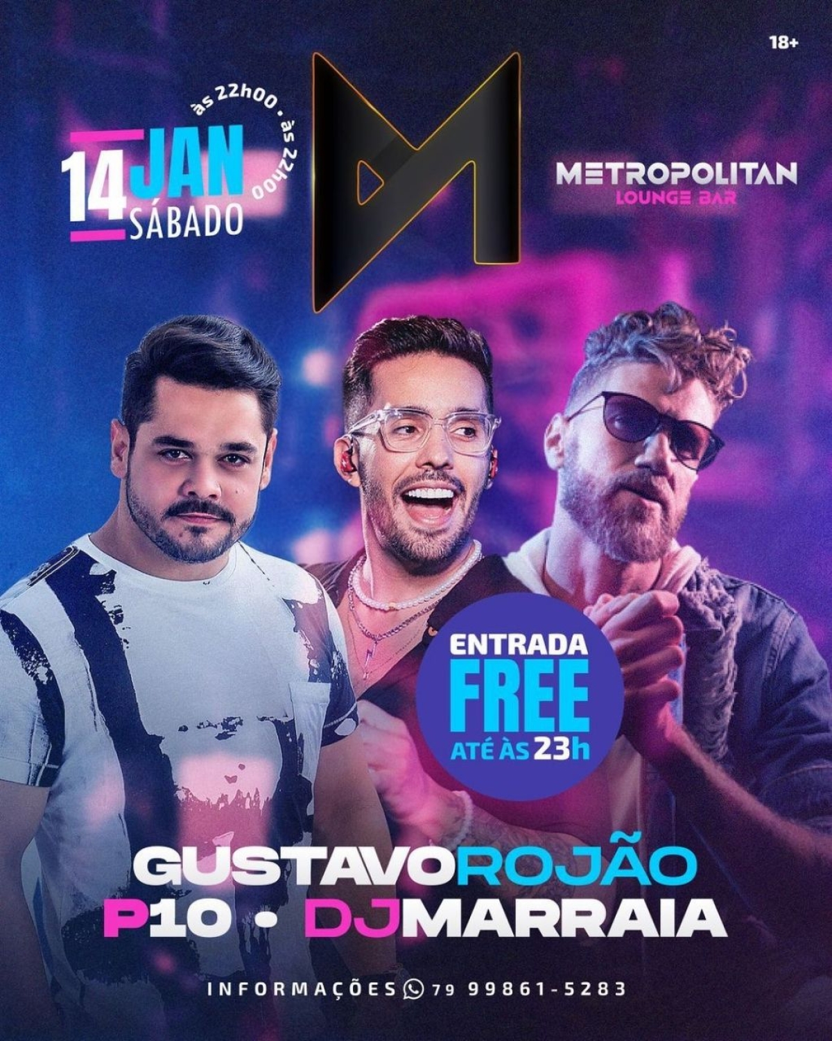 Gustavo Rojão e Pablo 10 no Metropolitan - Imagem: Divulgação | Metropolitan