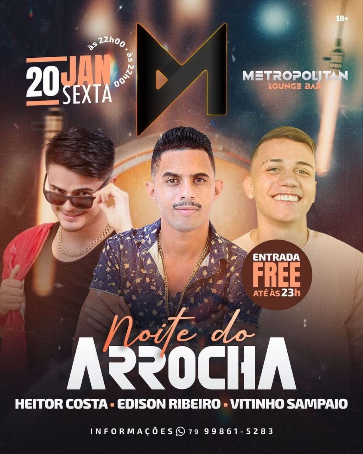 Metropolitan apresenta 1ª Noite do Arrocha de 2023 - Imagem: Assessoria Metropolitan