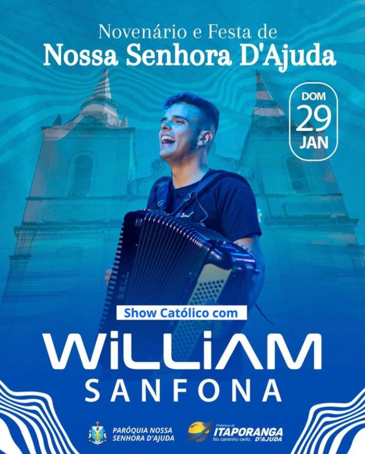 Prefeitura de Itaporanga anuncia programação da Festa da Padroeira 2023 - Imagem: Divulgação