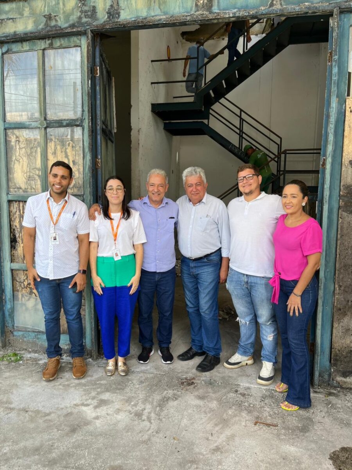 Equipe do Senac faz visita técnica em prédio onde será instalada uma unidade em Estância - Foto: Senac/SE