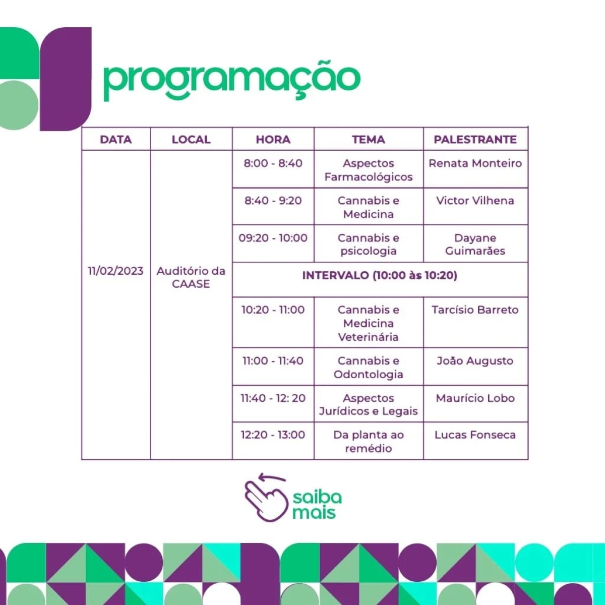 1º Simpósio de Cannabis Terapêutica - Imagem: Divulgação