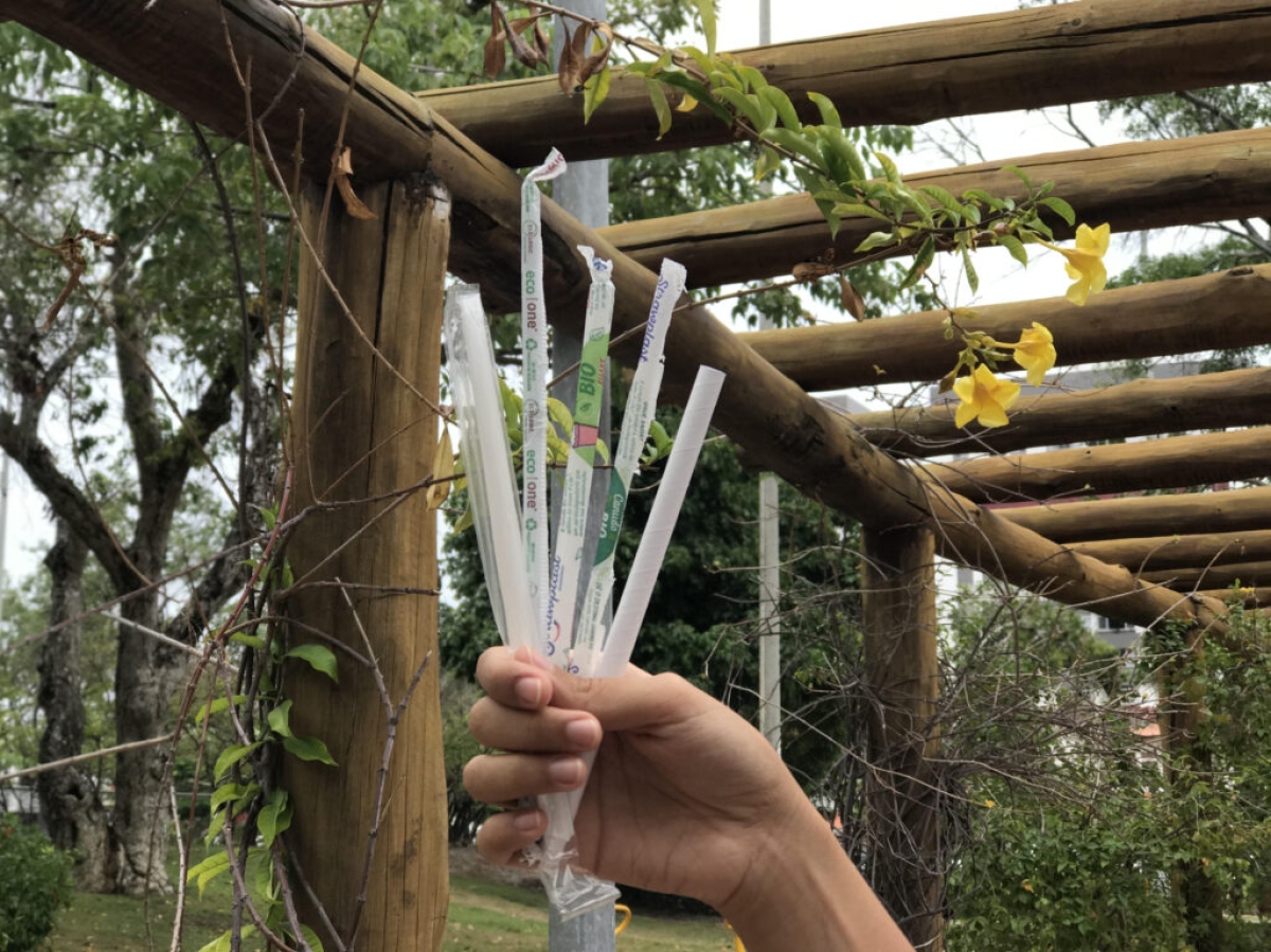 �? comum ver na cidade consumidores usando canudinhos de plástico - Foto: Prefeitura de Aracaju