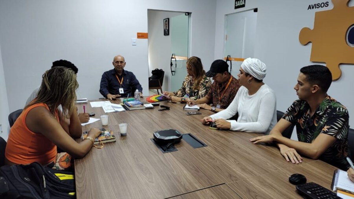 Equipe do Senac/SE recebe a deputada Linda Brasil para tratar sobre cursos para o público LGBTQIA+ - Foto: Senac/SE