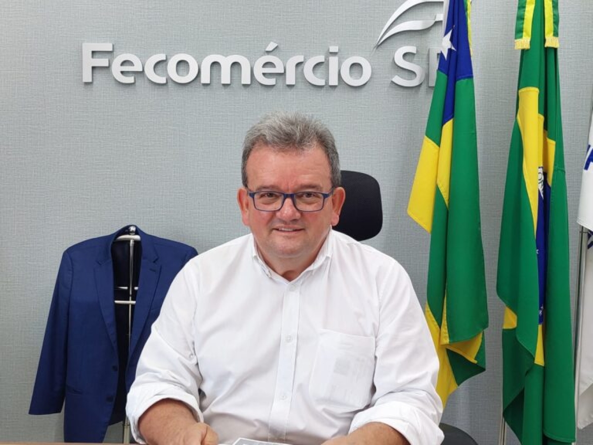 Marcos Andrade, presidente do Sistema Fecomércio-Sesc-Senac, comenta resultado da PEIC - Foto: Fecomércio/SE