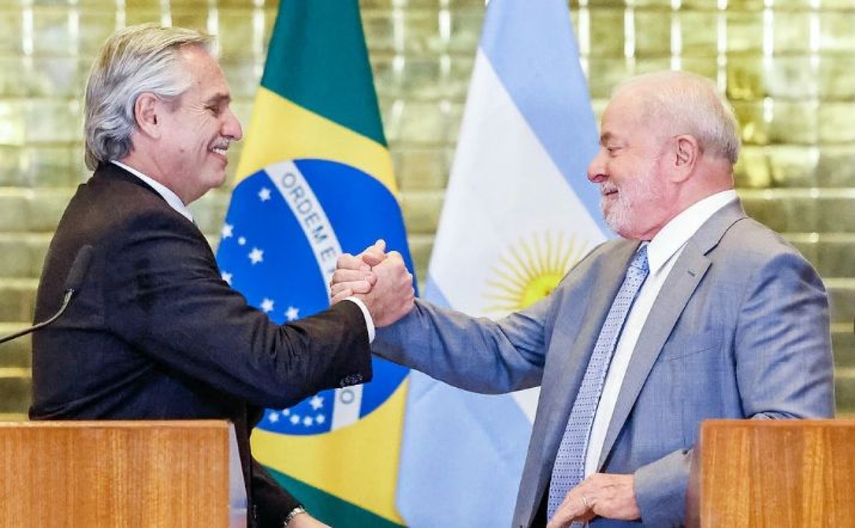 Alberto Fernández e Lula -Foto: Ricardo Stuckert | PR