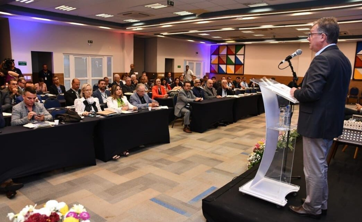 Em evento do setor da segurança privada, Laércio Oliveira defende uma reforma tributária pró-emprego - Foto: Site Laércio Oliveira