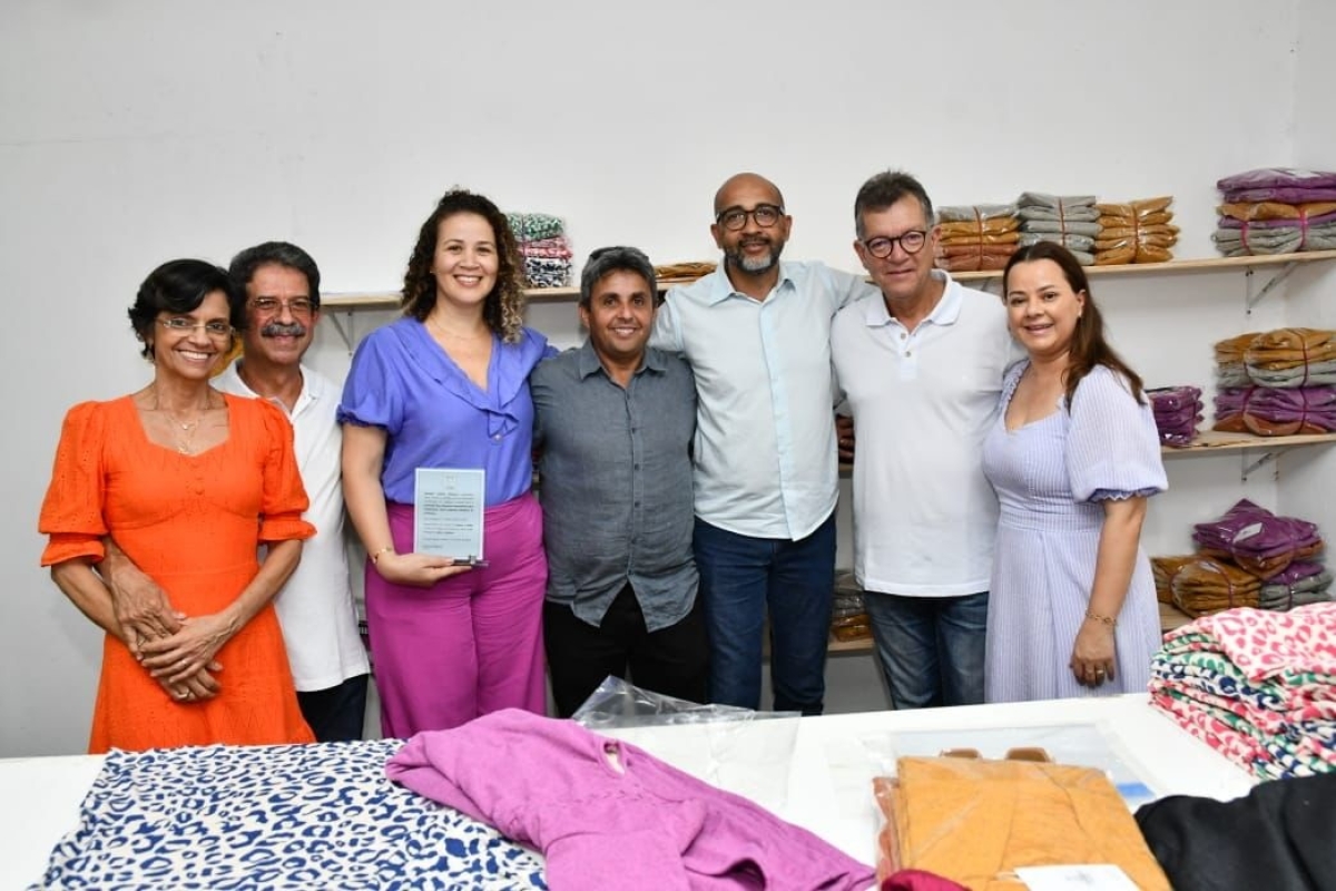 Com recursos de Laércio Oliveira, unidade de confecção de roupas é inaugurada em Tomar do Geru - Foto: Assessoria Laércio Oliveira
