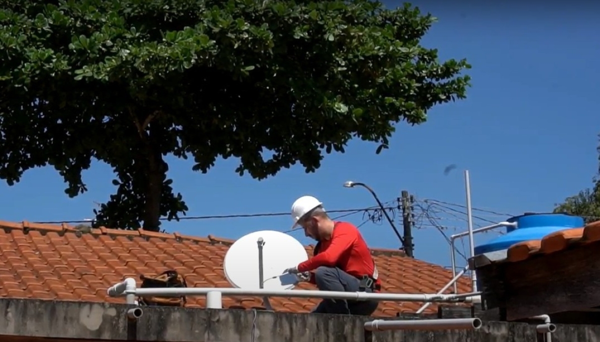 Nova antena digital garante TV com qualidade para famílias da zona rural sergipana - Foto: Siga Antenado