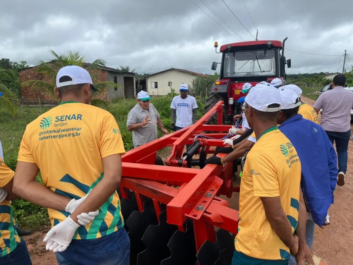Sistema Faese/Senar qualifica mão de obra em Itaporanga D´Ajuda para operação de trator agrícola - Foto: Senar/SE