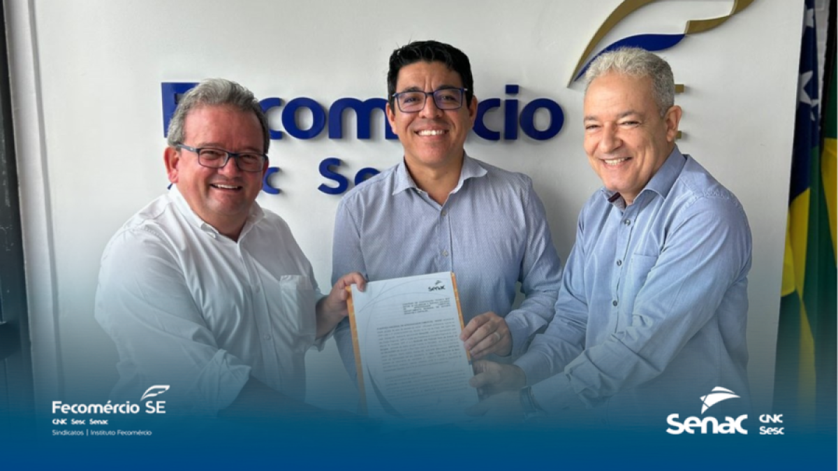 Senac firma convênio com o Sinpol - Imagem: Senac/SE