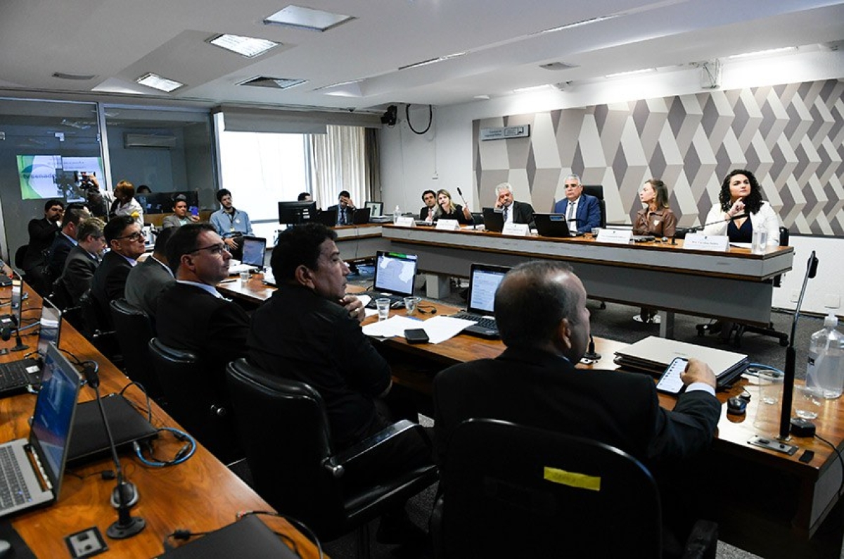 Audiência na Comissão de Segurança Pública ouviu representantes dos familiares e advogada dos detidos pelo vandalismo ocorrido no 8 de janeiro, além de representante da Defensoria Pública do DF e da Associação Brasileira de Imprensa - Foto: Roque de Sá | Agência Senado