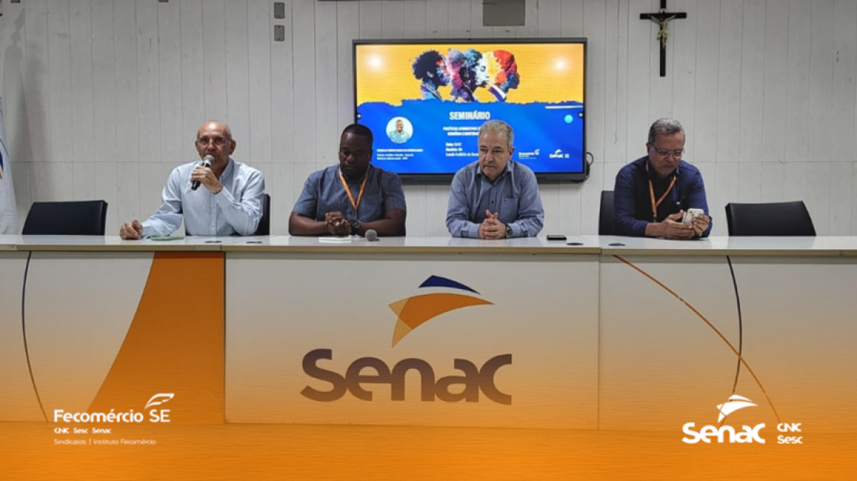 Senac promove palestra sobre políticas afirmativas e identidade étnica - Foto: Senac/SE