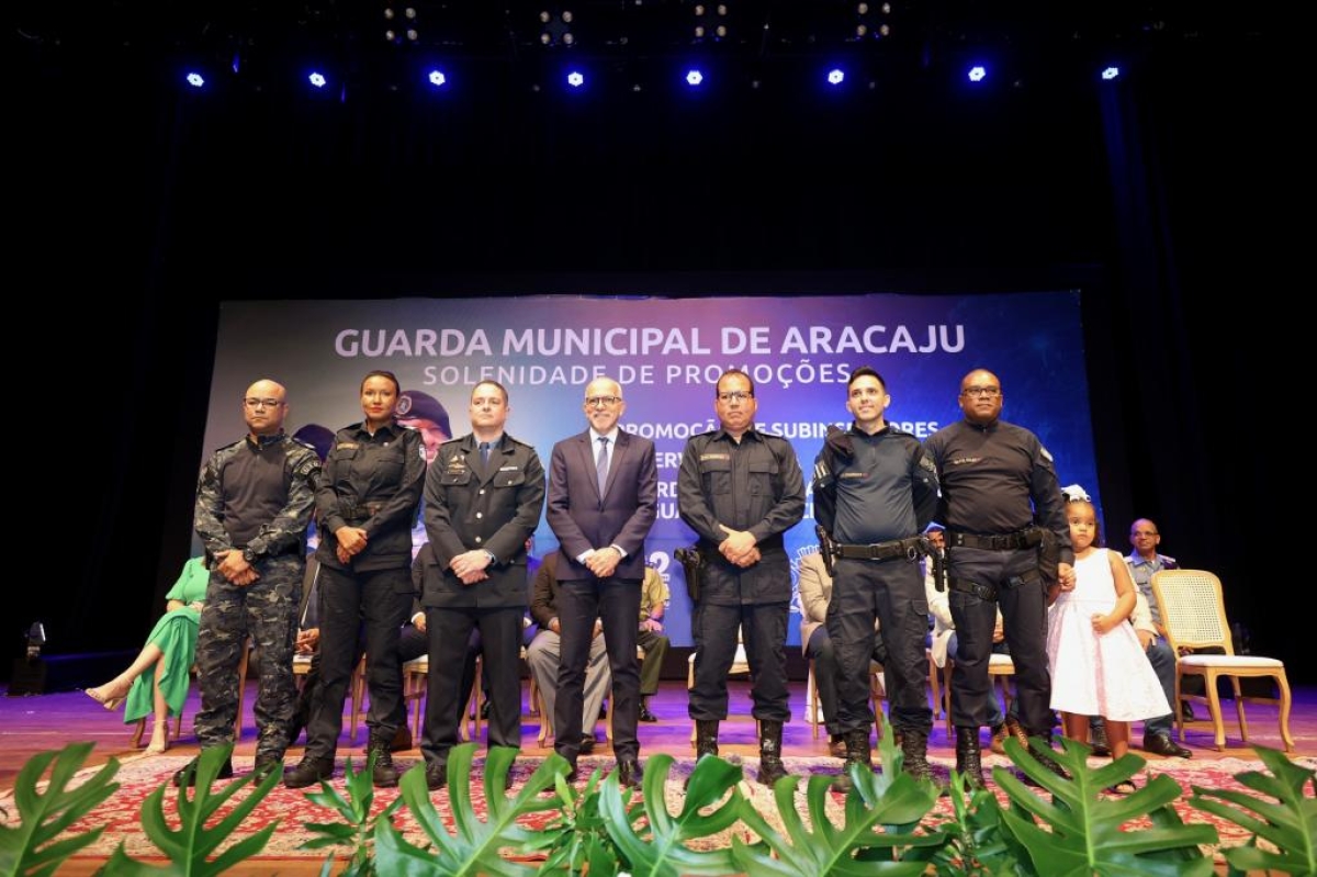 Prefeito de Aracaju promove 295 guardas municipais: simboliza o nosso reconhecimento - Foto: Arthur DAvila | Prefeitura de Aracaju