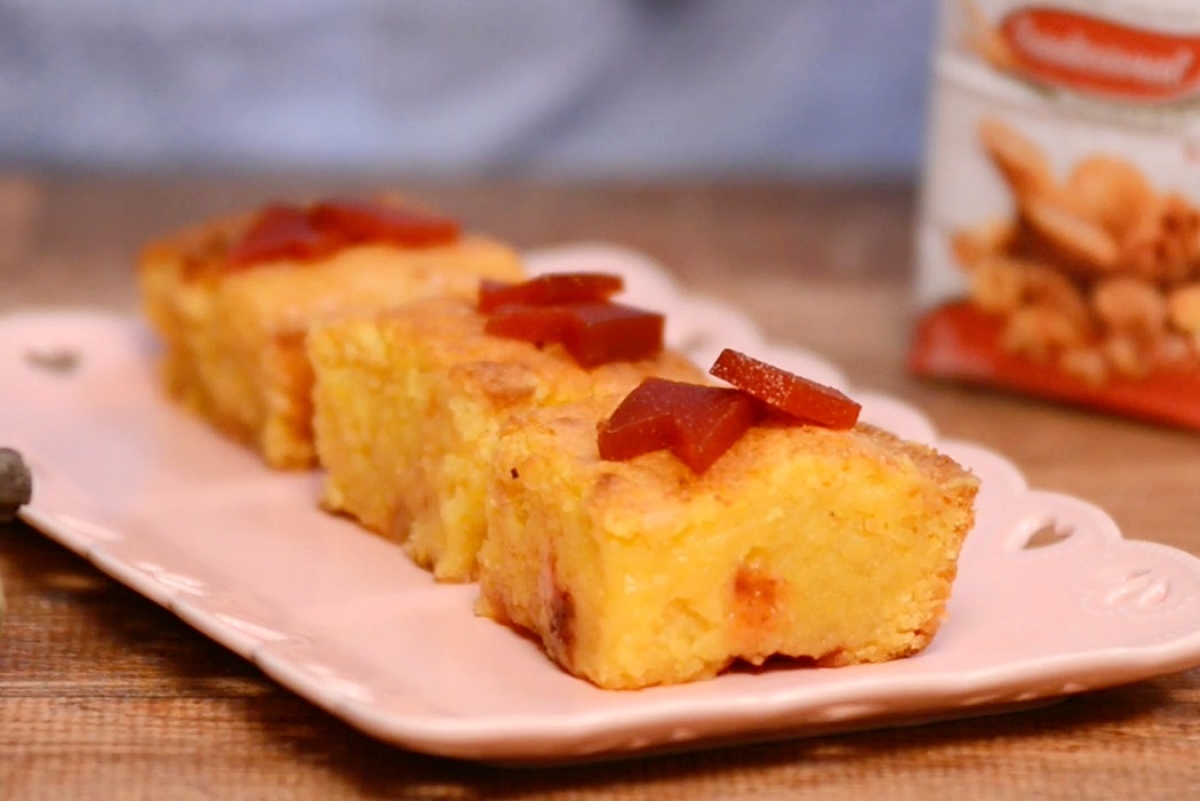 Brownie de Milho com Goiabada - Foto: Marca Finna | Divulgação