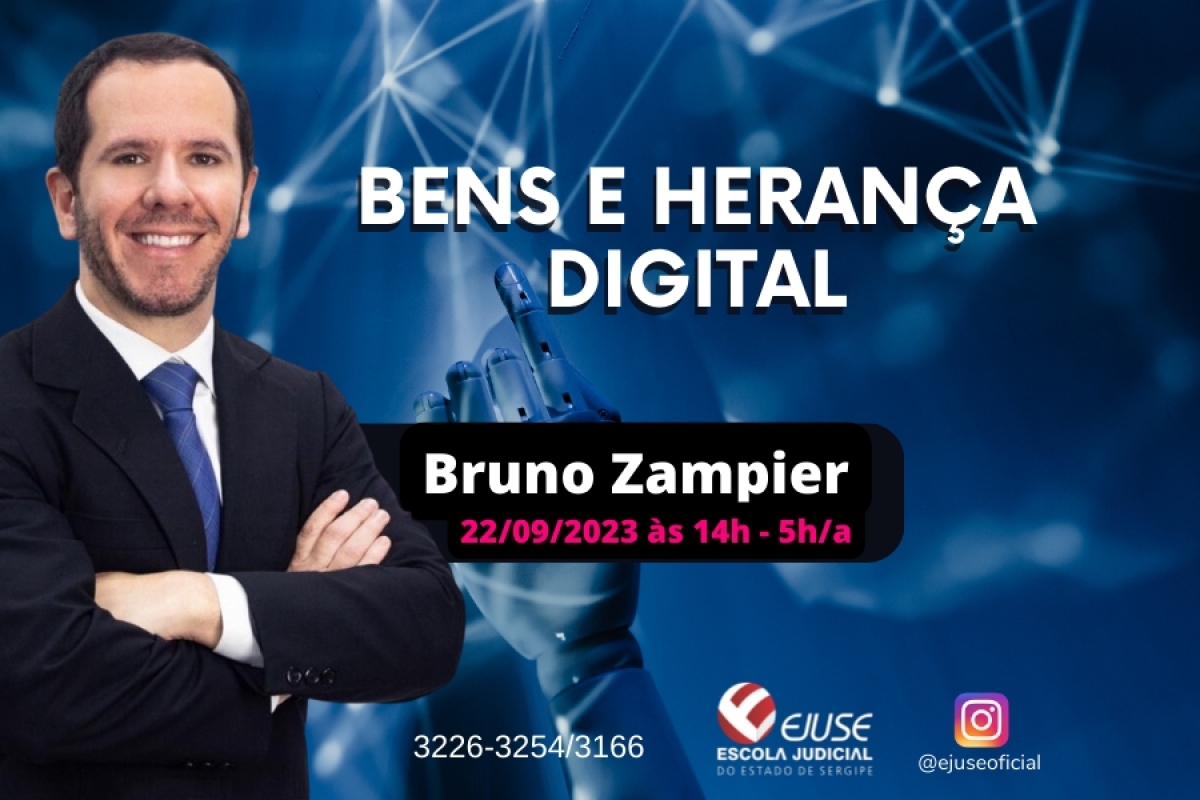 Curso "Bens e Herança Digital" - Imagem: Divulgação | Ejuse