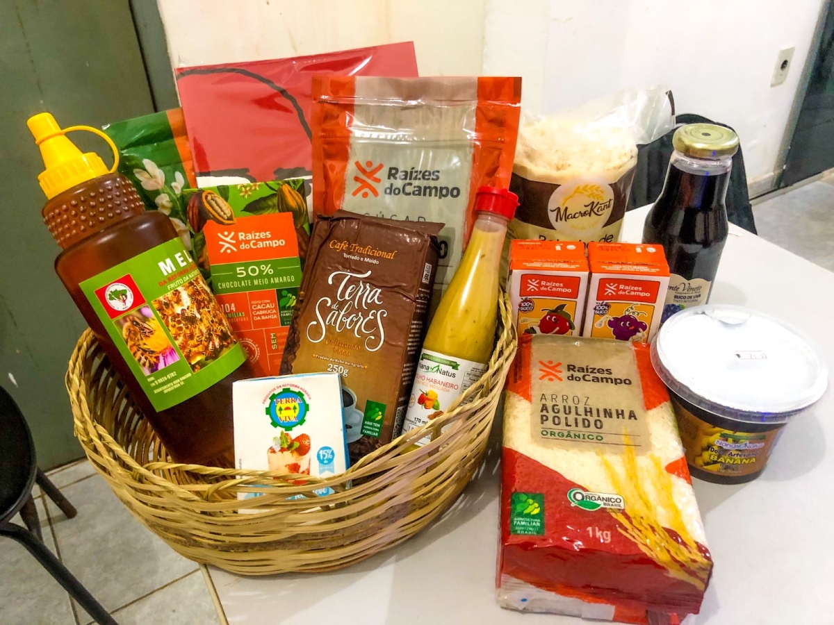 Cestas natalinas com diversidade de produtos é mais uma opção de presente para o Natal - Foto: Assessoria