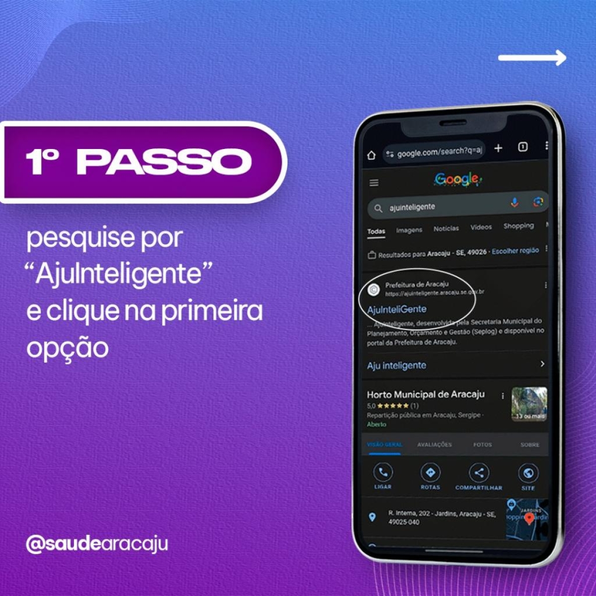 Arte: Ascom | SMS | Prefeitura de Aracaju