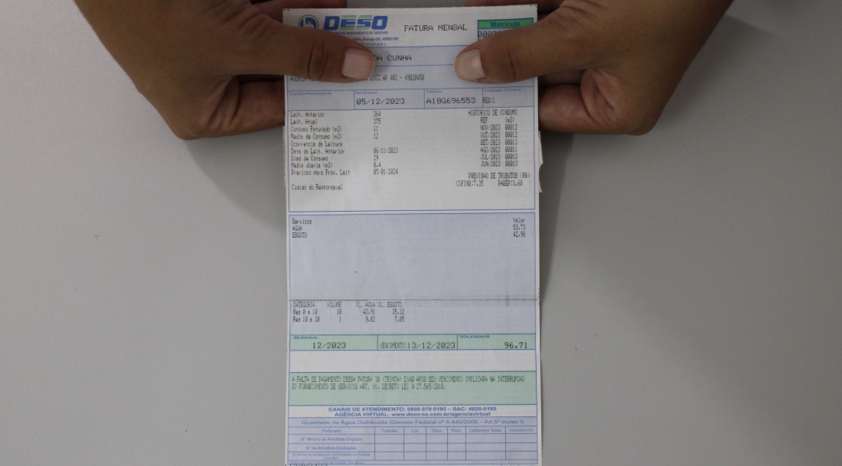 Clientes de baixa renda da Deso podem parcelar dívidas em até 60 vezes sem juros - Foto: Deso