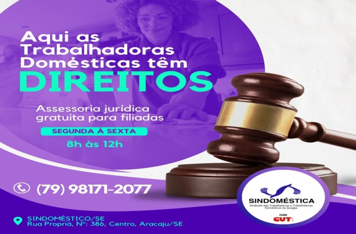 Sindomestico Sergipe explica direito da Licença Médica para trabalhadoras domésticas - Imagem: Divulgação