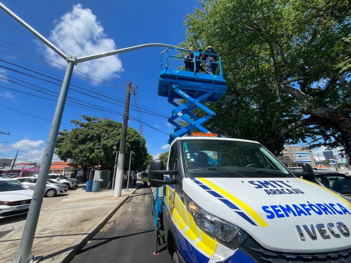 Avenida Cezartina Régis, no Jabotiana, receberá novo cruzamento semafórico - Foto: SMTT Aracaju