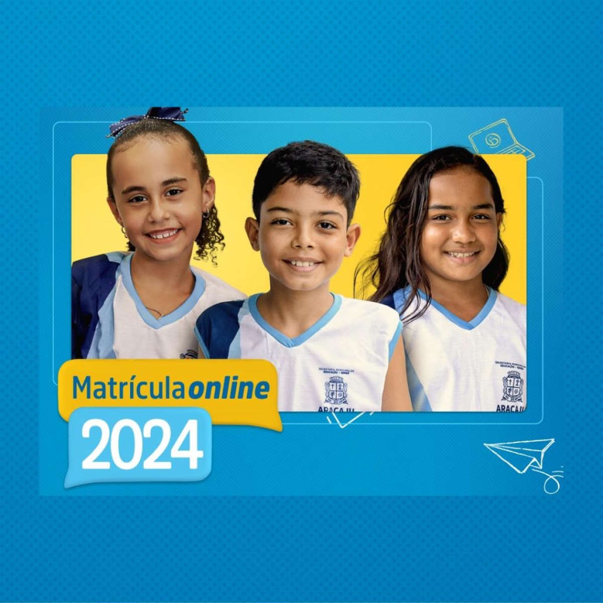 Matrícula online 2024: etapa para novos estudantes da Educação Especial inicia nesta quinta-feira, 18/1 - Imagem: Prefeitura de Aracaju