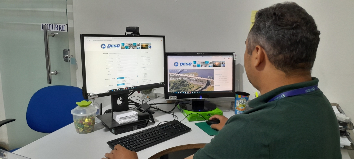 Canais de atendimento da Deso permitem celeridade e desburocratização dos serviços - Foto: Deso