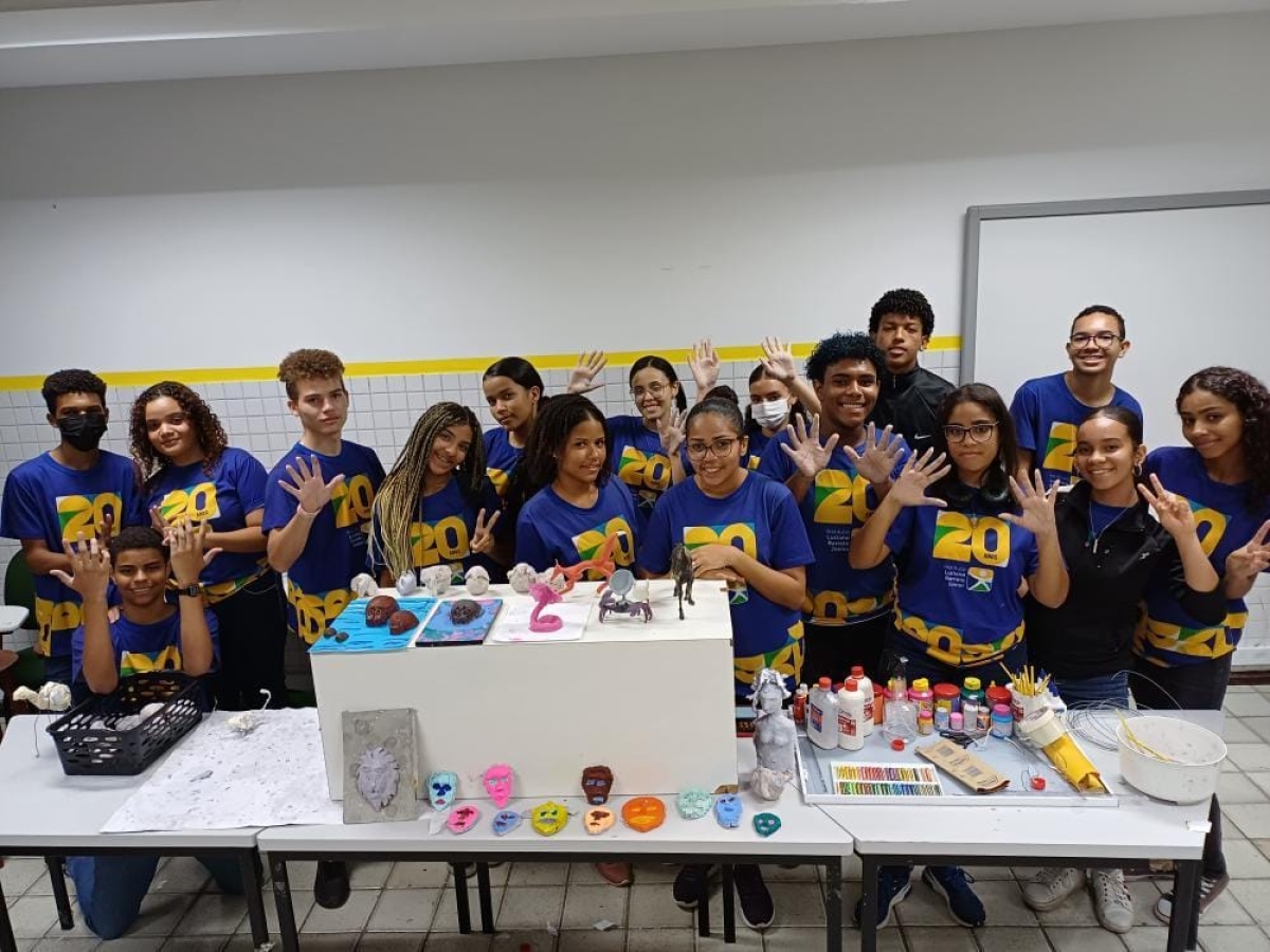 O Instituto Luciano Barreto Júnior dá as boas-vindas ao futuro com o projeto "Conectando com a Vida" 2024 - Foto: Assessoria de Comunicação Celi