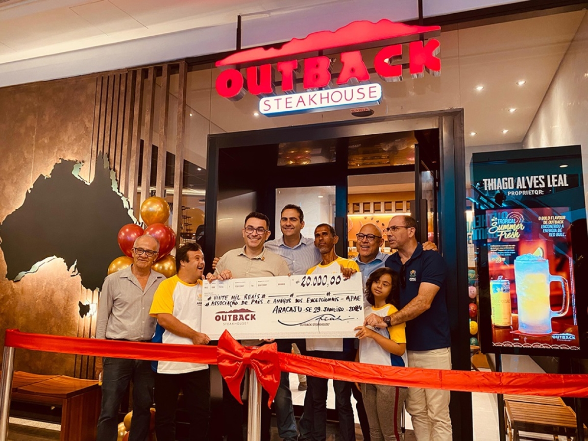 Outback realiza doação para a Apae - Foto de arquivo: Outback
