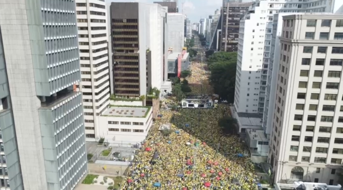 Avenida Paulista - Bolsonaro se defende e pede anistia aos condenados do 8/1 - 
Imagem: reprodução/redes sociais