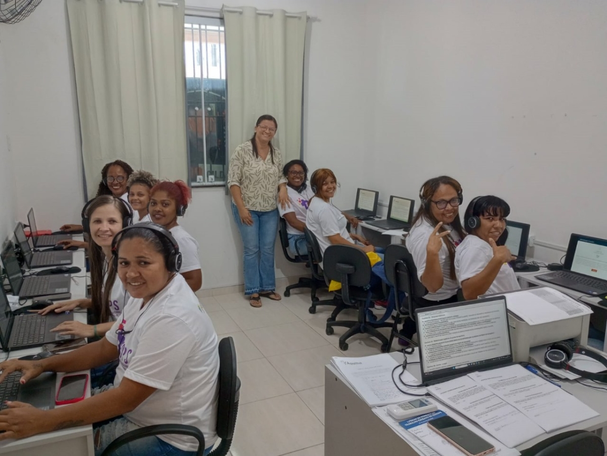 Curso proporciona o resgate de mulheres em estado de vulnerabilidade - Foto: Assessoria de Comunicação do Instituto Social Ágatha
