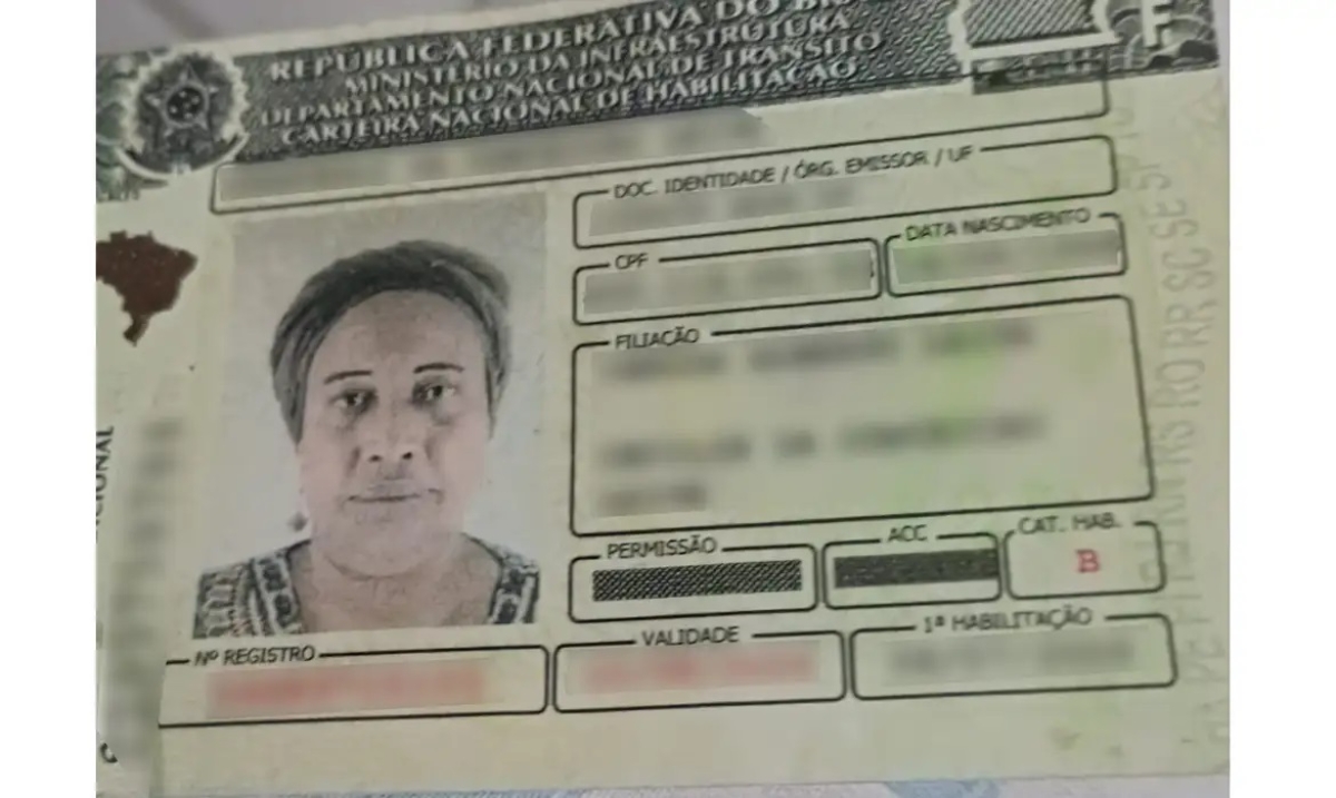 Foto da carteira de motorista poderá conter itens religiosos - Foto: Arquivo pessoal