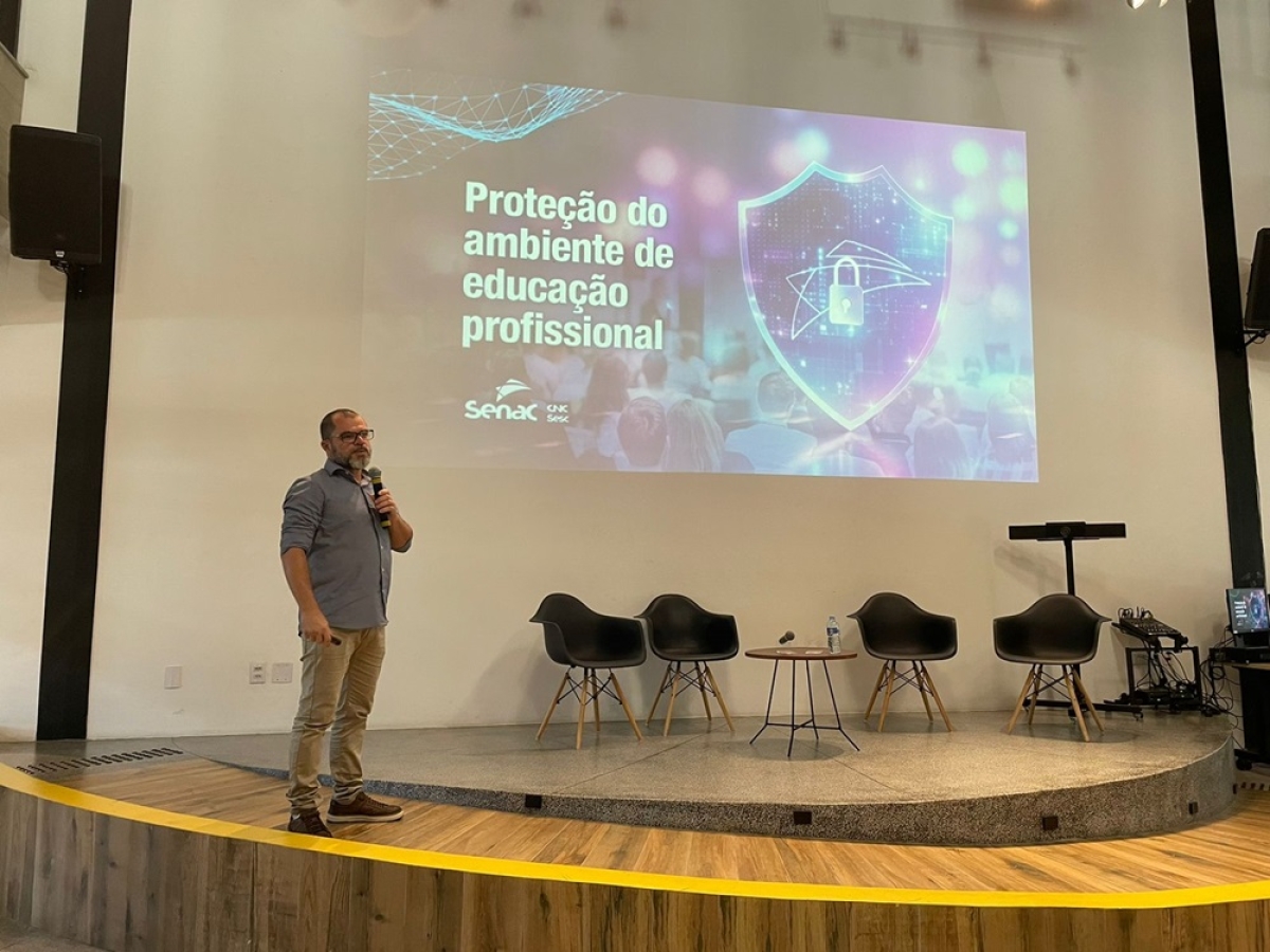 Senac Sergipe apresenta case de sucesso em evento sobre cibersegurança - Foto: Divulgação