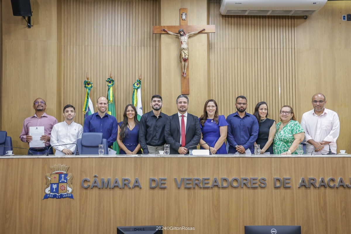 Câmara Municipal de Aracaju empossa oito novos servidores na manhã desta segunda-feira,22 - Foto: Gilton Rosas
